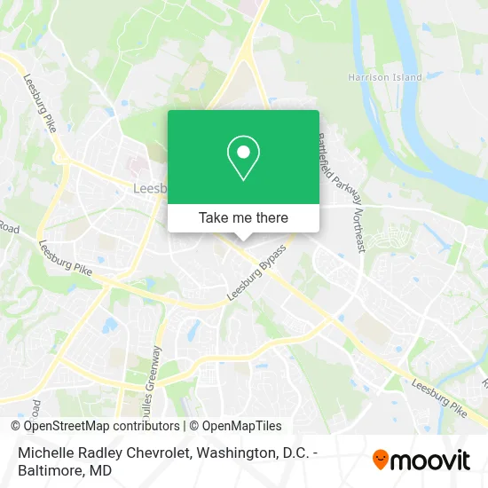 Michelle Radley Chevrolet map