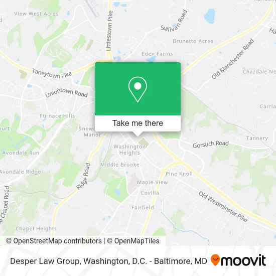 Desper Law Group map