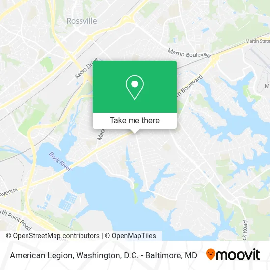 American Legion map