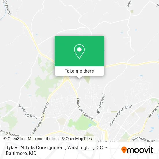 Tykes 'N Tots Consignment map