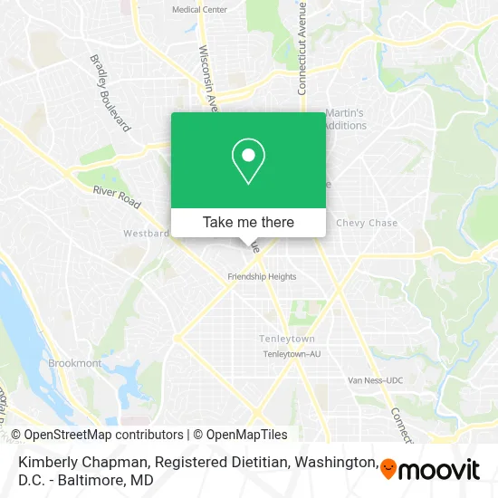 Kimberly Chapman, Registered Dietitian map