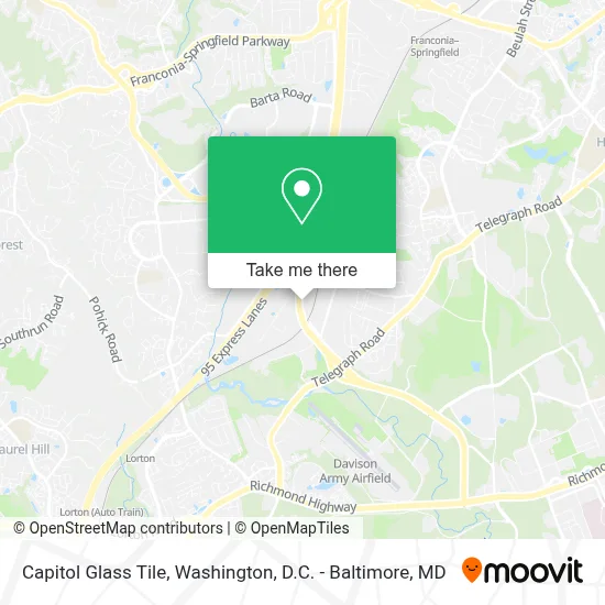 Capitol Glass Tile map