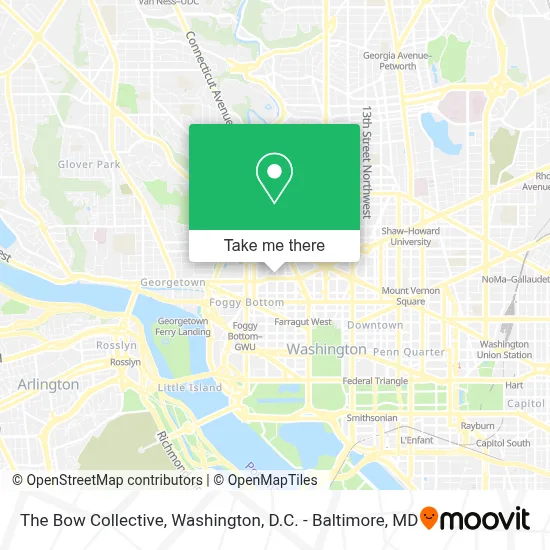 The Bow Collective map