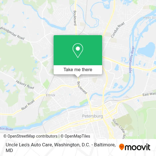 Uncle Leo's Auto Care map