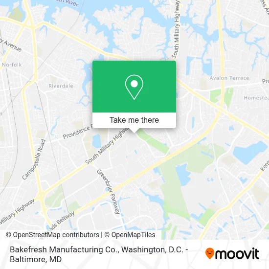 Bakefresh Manufacturing Co. map
