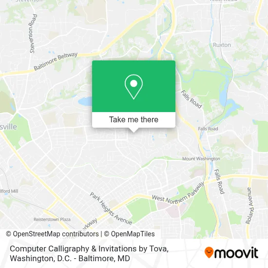 Computer Calligraphy & Invitations by Tova map
