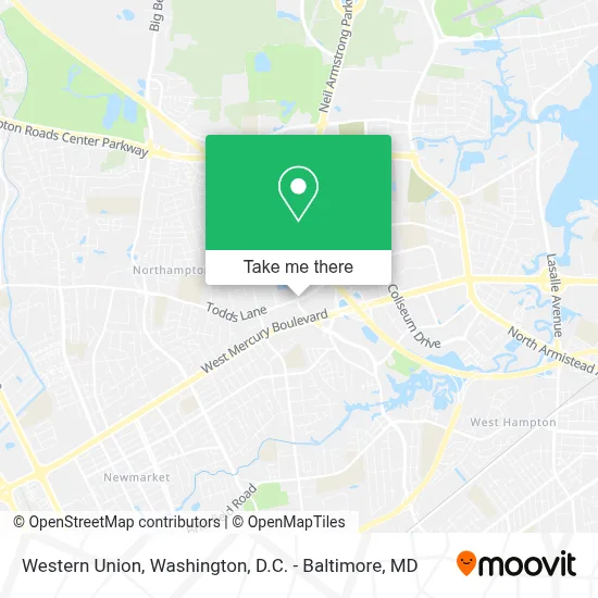 Western Union map