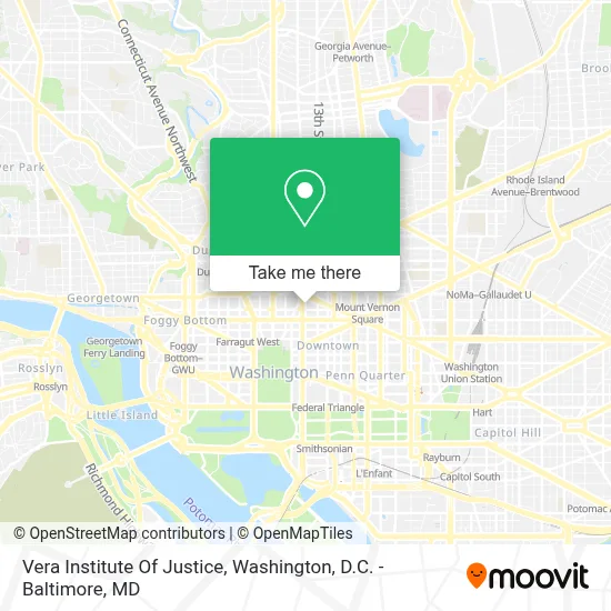 Vera Institute Of Justice map