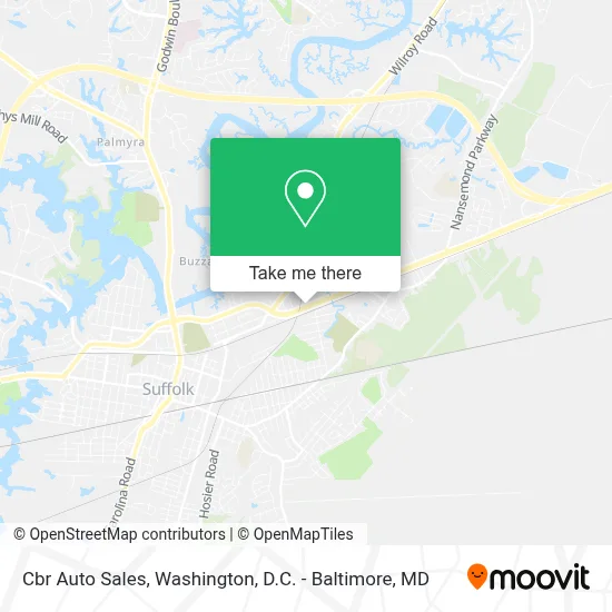 Cbr Auto Sales map