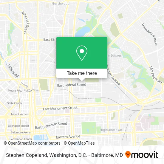 Stephen Copeland map