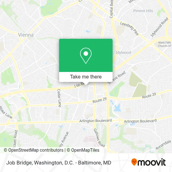 Job Bridge map