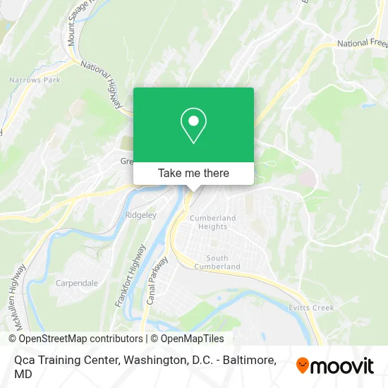 Qca Training Center map