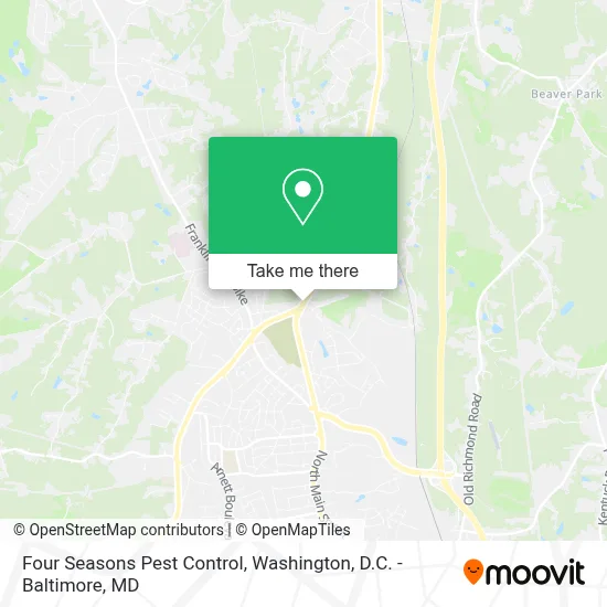 Four Seasons Pest Control map