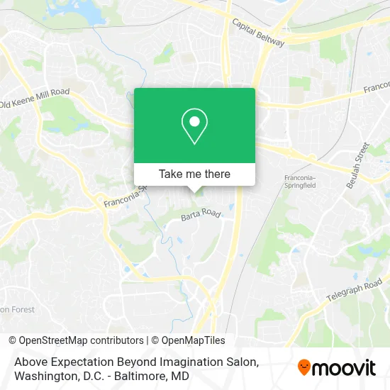 Above Expectation Beyond Imagination Salon map