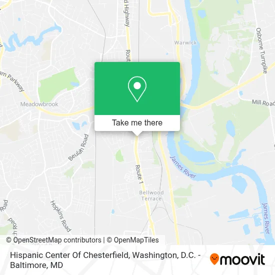 Hispanic Center Of Chesterfield map