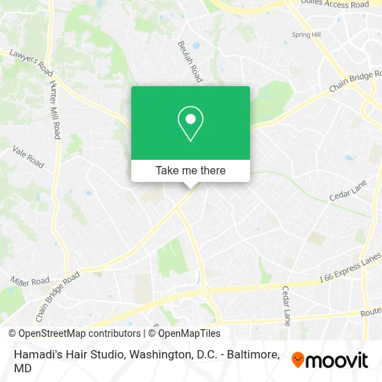 Hamadi's Hair Studio map
