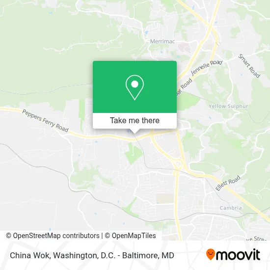 China Wok map