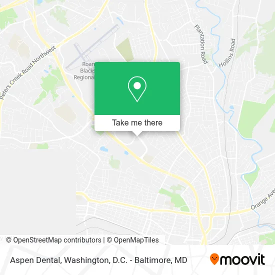 Aspen Dental map