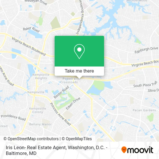 Iris Leon- Real Estate Agent map