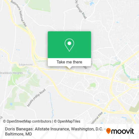 Doris Banegas: Allstate Insurance map