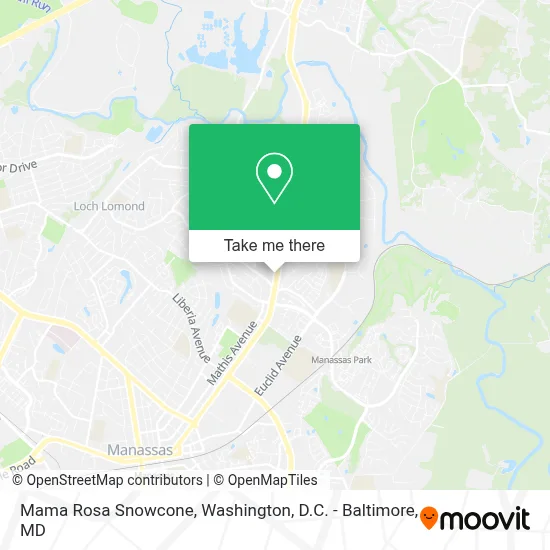 Mama Rosa Snowcone map