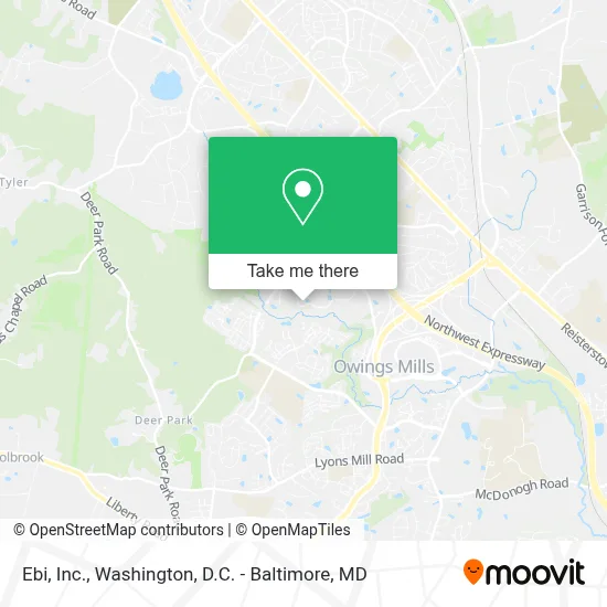Ebi, Inc. map
