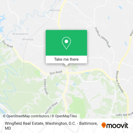 Wingfield Real Estate map