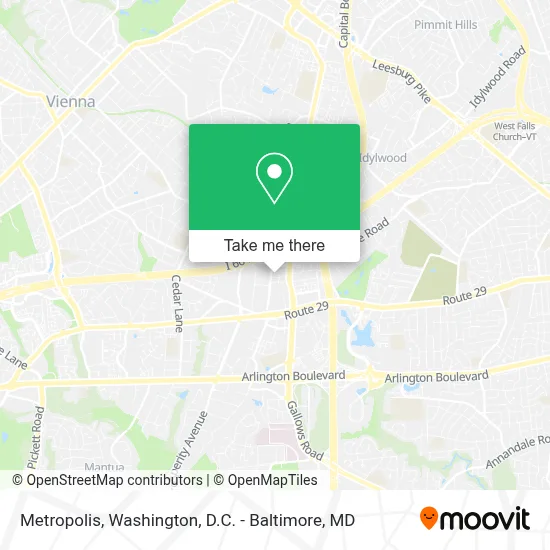 Metropolis map