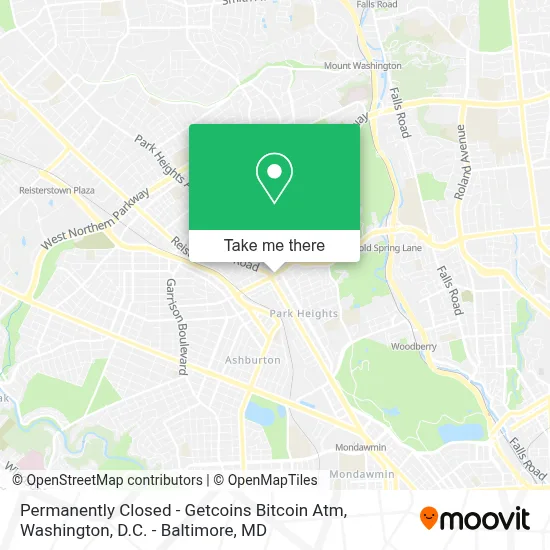 Permanently Closed - Getcoins Bitcoin Atm map