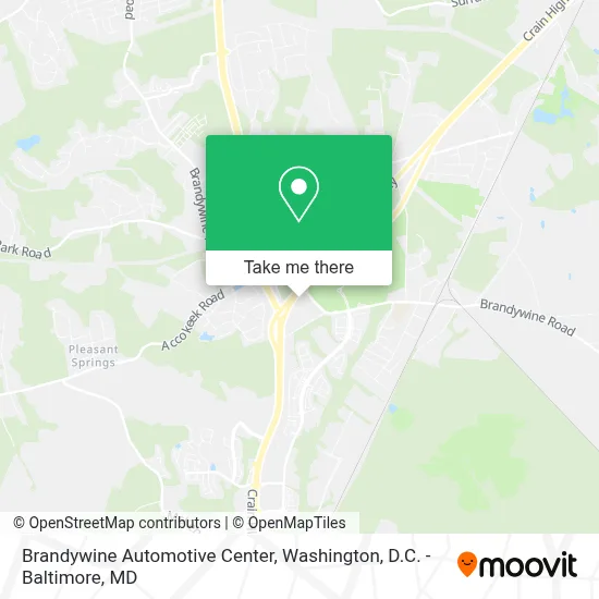 Brandywine Automotive Center map