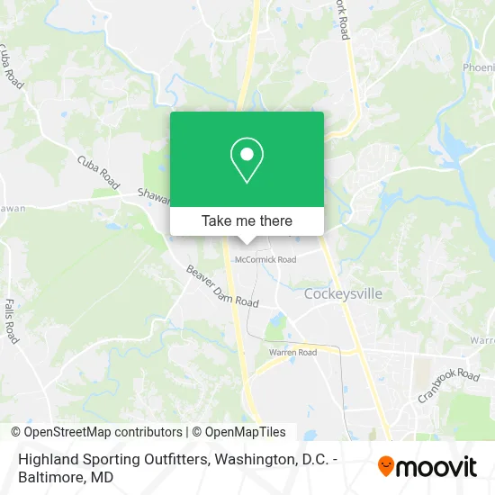 Highland Sporting Outfitters map