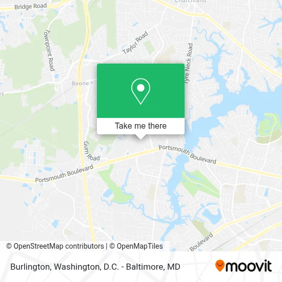 Burlington map