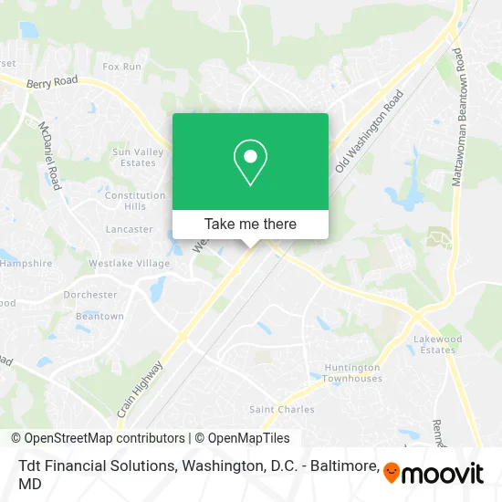 Tdt Financial Solutions map
