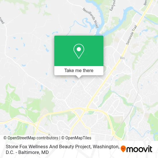 Stone Fox Wellness And Beauty Project map