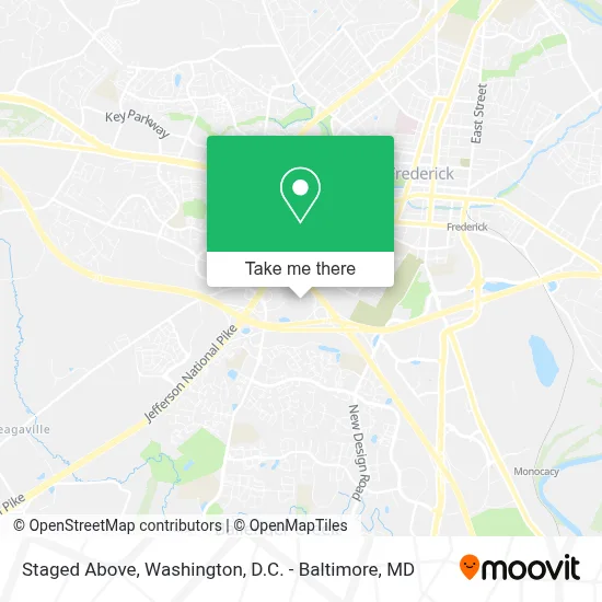 Staged Above map