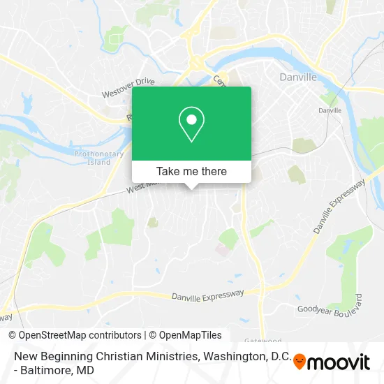 New Beginning Christian Ministries map