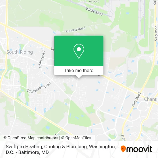 Swiftpro Heating, Cooling & Plumbing map