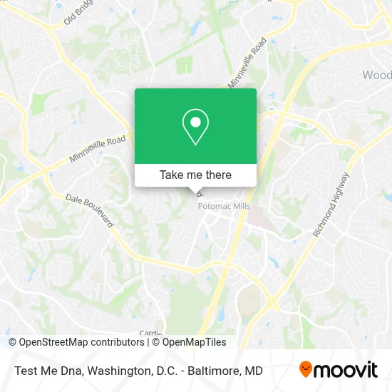 Test Me Dna map