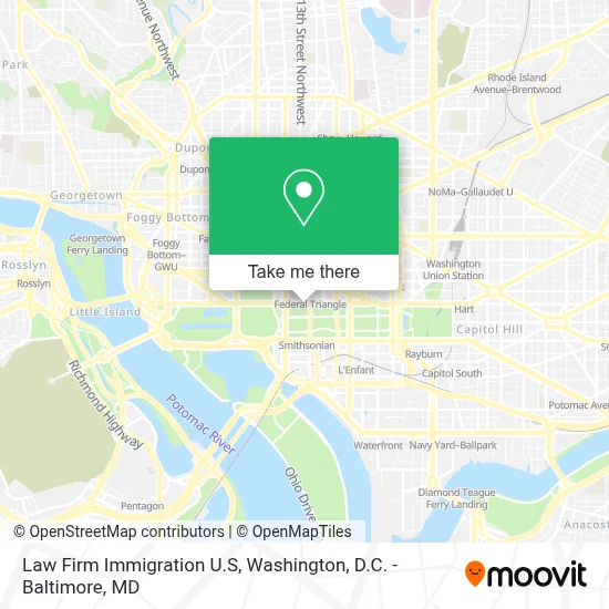 Law Firm Immigration U.S map