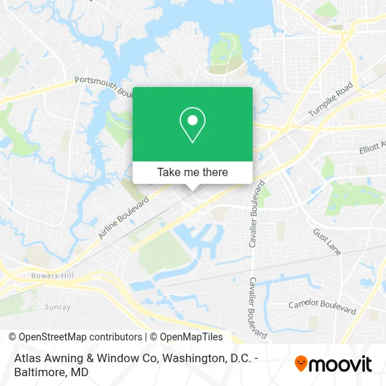 Atlas Awning & Window Co map
