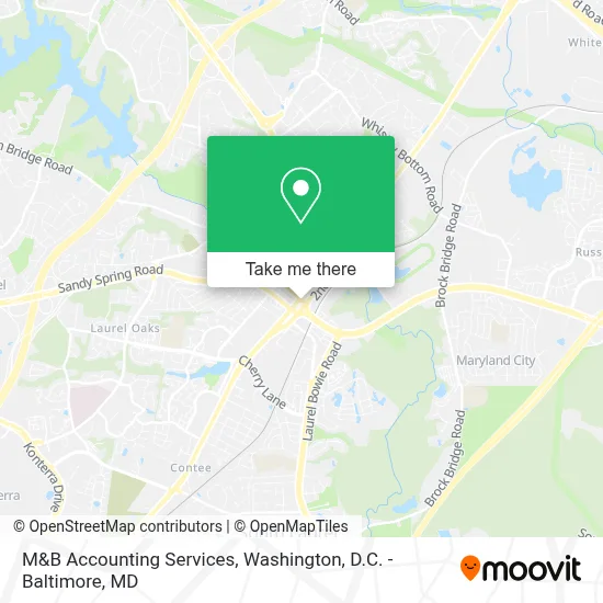 M&B Accounting Services map