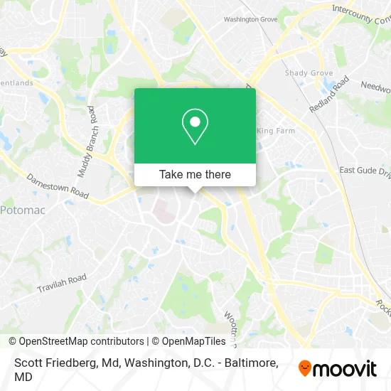 Scott Friedberg, Md map