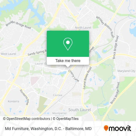 Md Furniture map