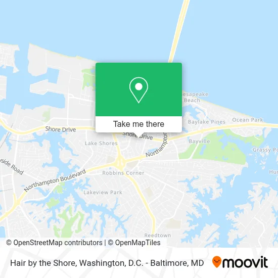 Hair by the Shore map