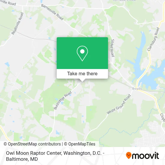 Owl Moon Raptor Center map