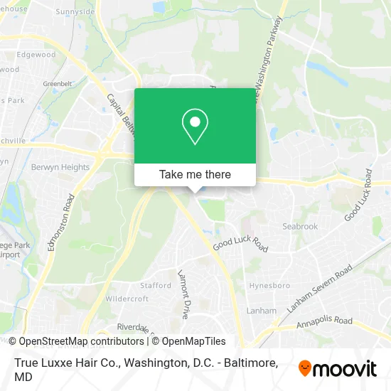 True Luxxe Hair Co. map