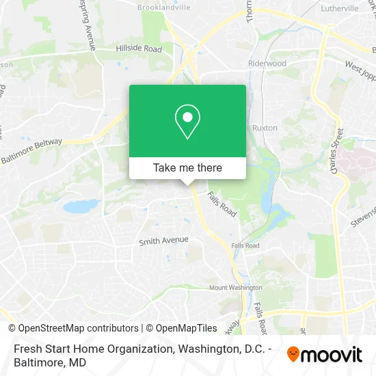Fresh Start Home Organization map