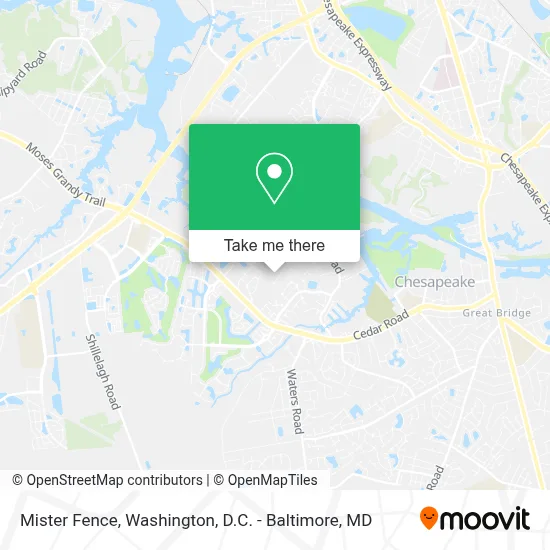 Mister Fence map