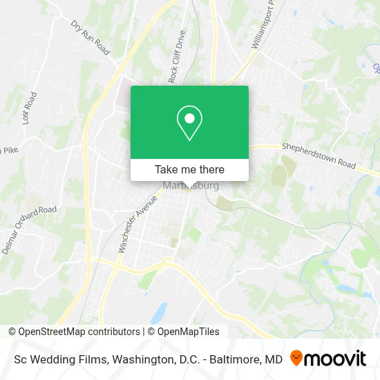 Sc Wedding Films map