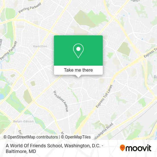 A World Of Friends School map